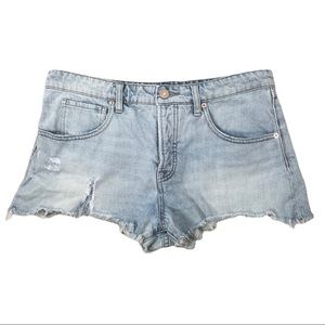 BDG Denim Shorts Baggy Cut Off Distressed Boho